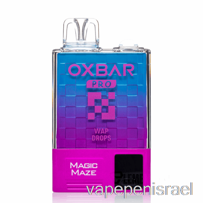 חד פעמי Vape Israel Oxbar Magic Maze Pro 10000 טיפות Wap חד פעמיות - מיץ תרמילים